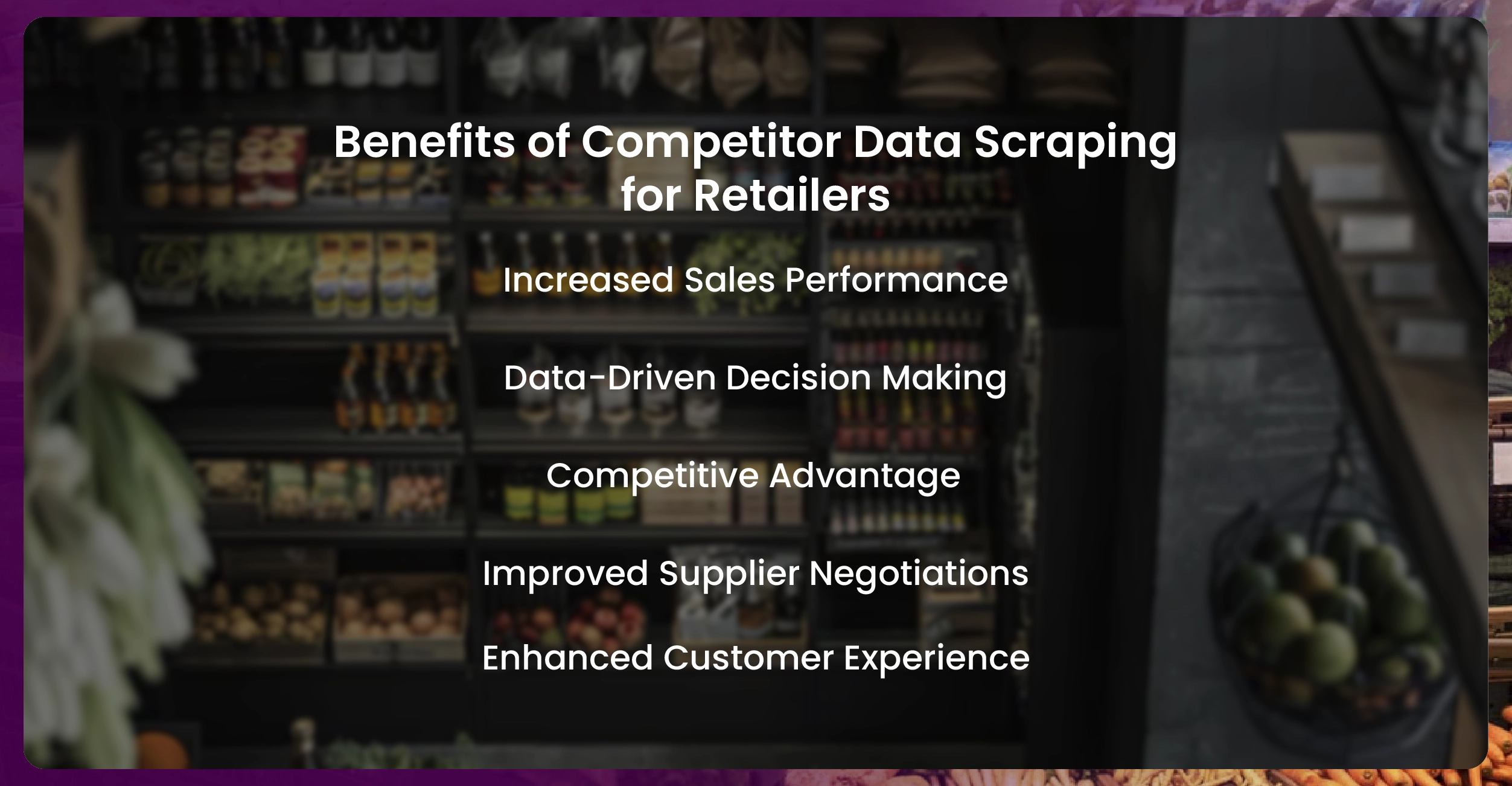 Benefits of Competitor Data Scraping for Retailers